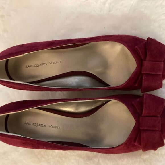 Brand New Jacques Vert Suede Women's Mid Heel Shoes - Picture 5 of 6